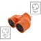 Ac Works Plug Adapter, L5-30R, L5-30P, L5-30P, L5-30P, Orange ADVL530L530 - alternate 3